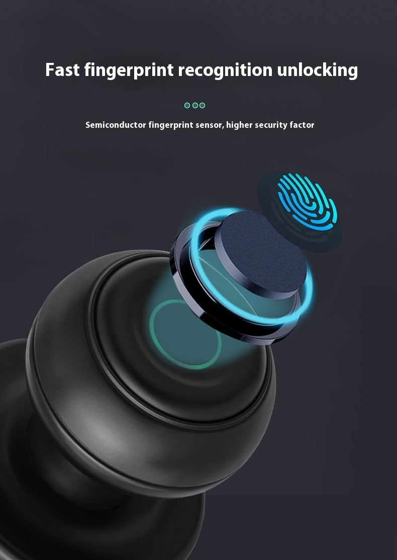 Smart Round Door Lock Ball Lock Household Smart Lock