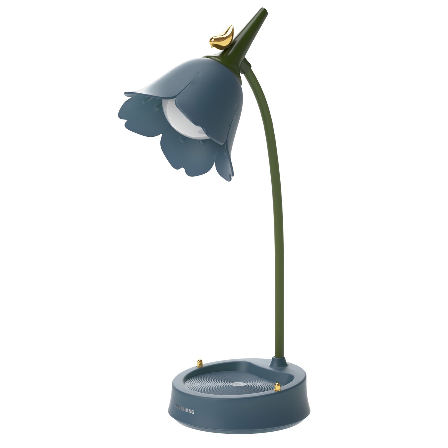Flower LED Desk Lamp Student Bedroom Room Lighting Touch
