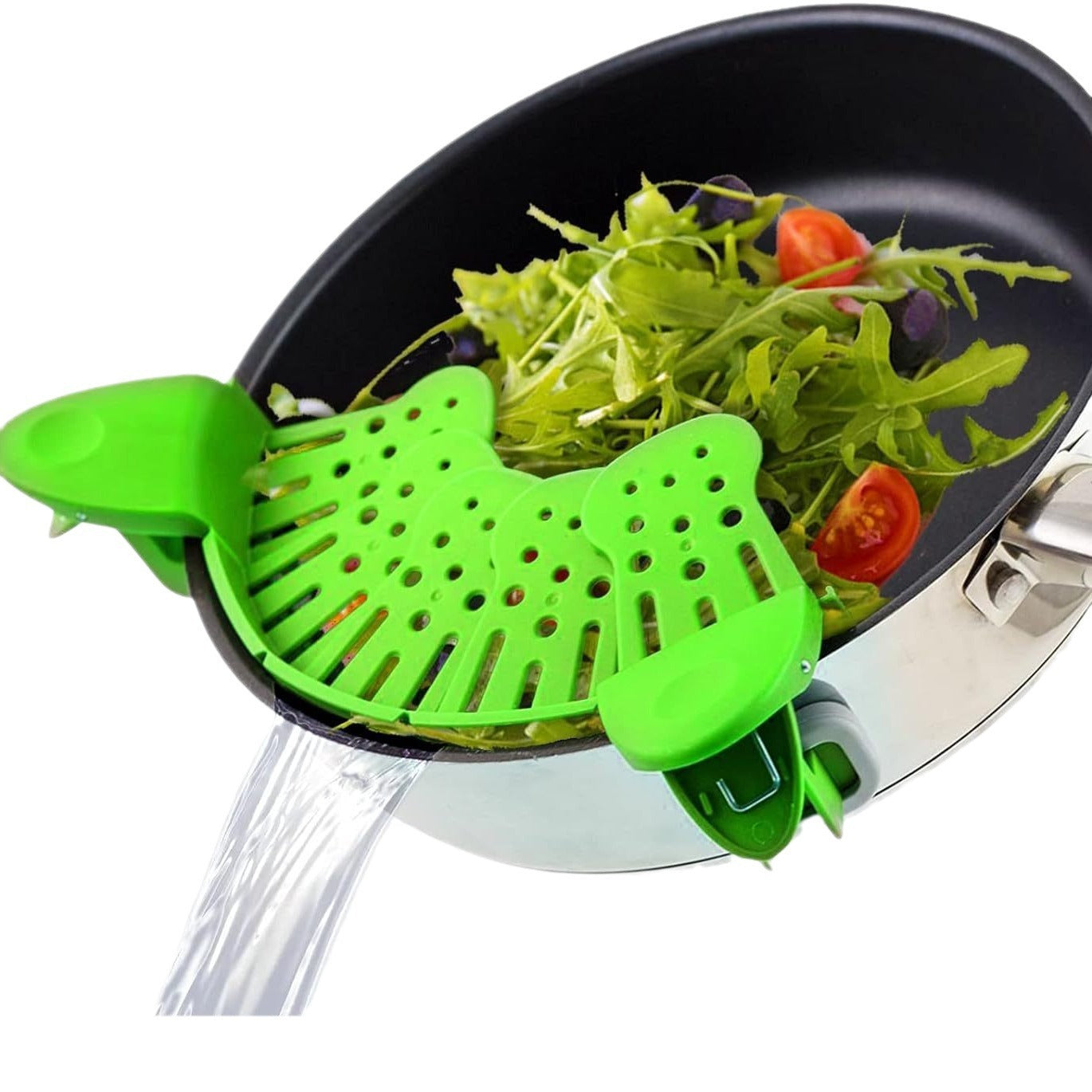 Universal Silicone Clip-on Pan Pot Strainer Anti-spill Strainer