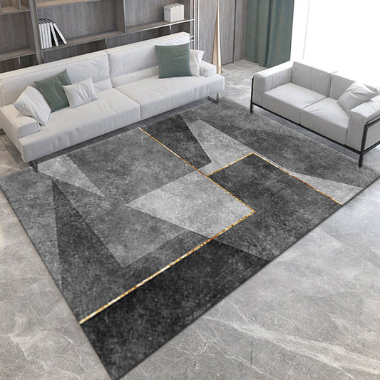 3D Light Luxury Style Floor Mats Bedroom Bedside Carpets