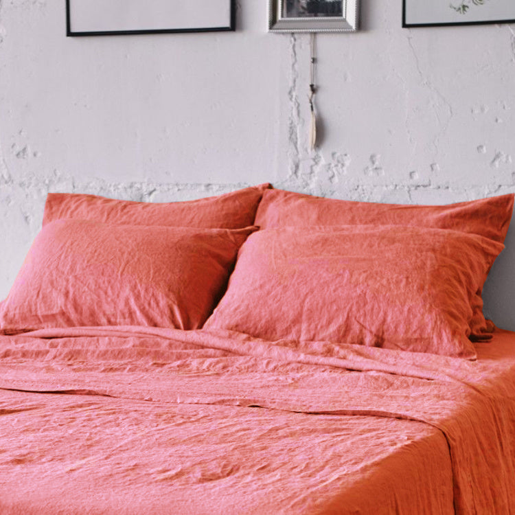 Home Fashion Pillowcase Pure Linen