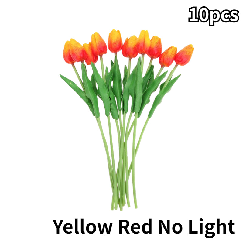 Flashing Tulip Holding Flower Decoration