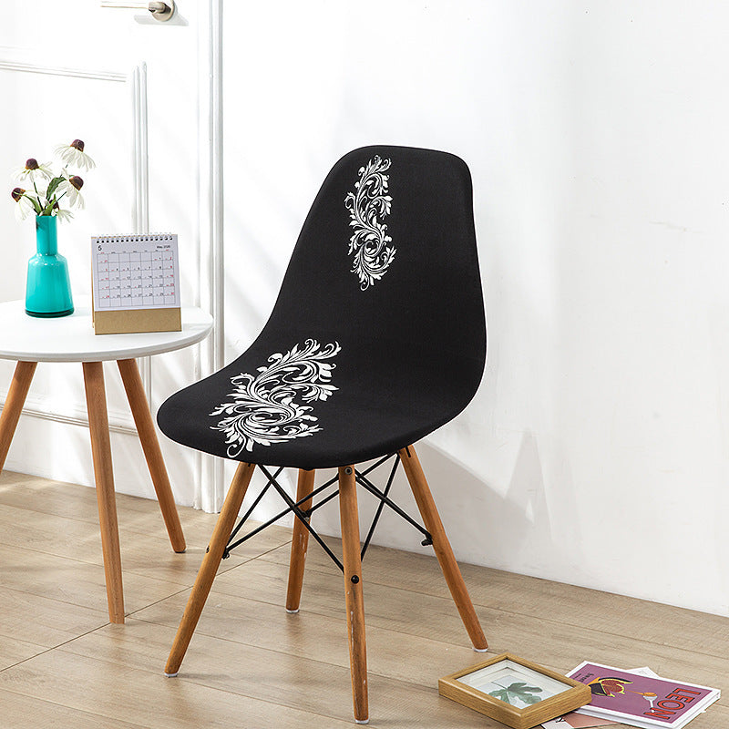 Minimalist Modern Printed Dining Chair Covers