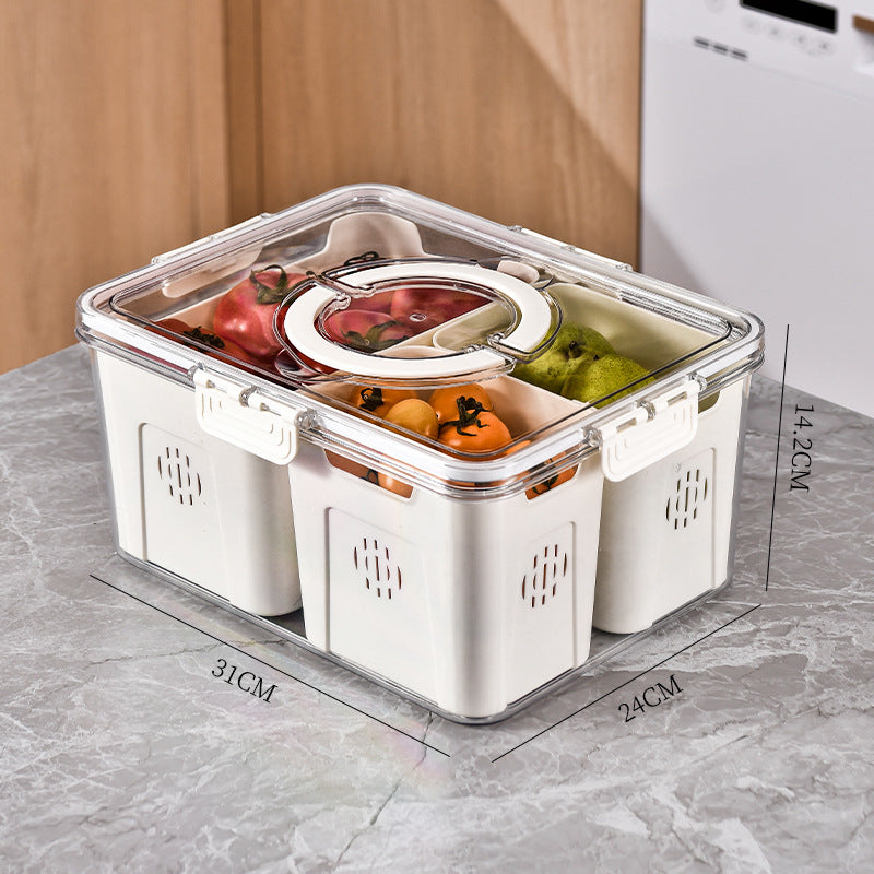 Kitchen Gadget Compartments Divided Serving Tray