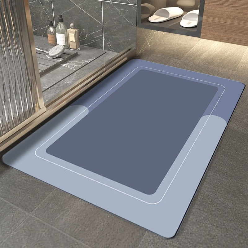 Modern Simple Soft Diatom Ooze Floor Mat Bathroom Absorbent