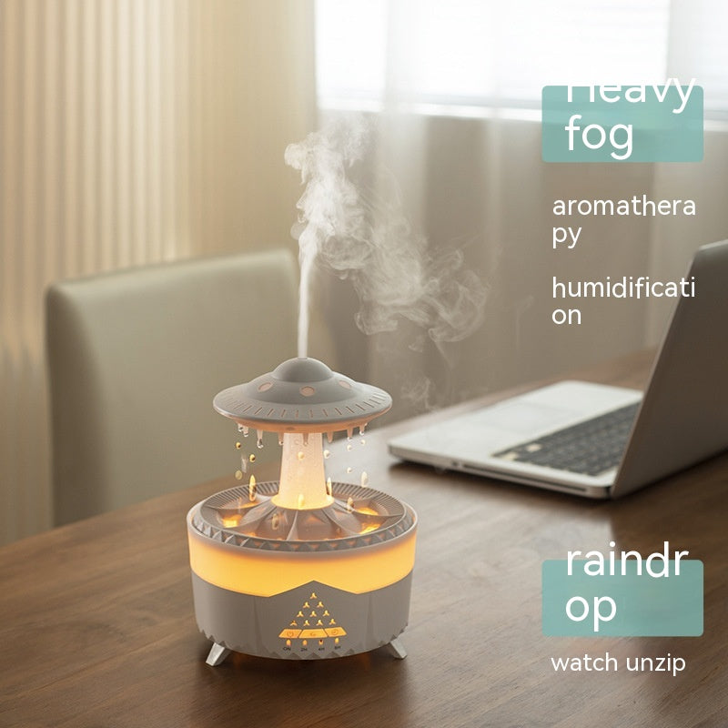 New UFO Raindrop Humidifier Water Drop Air Humidifier