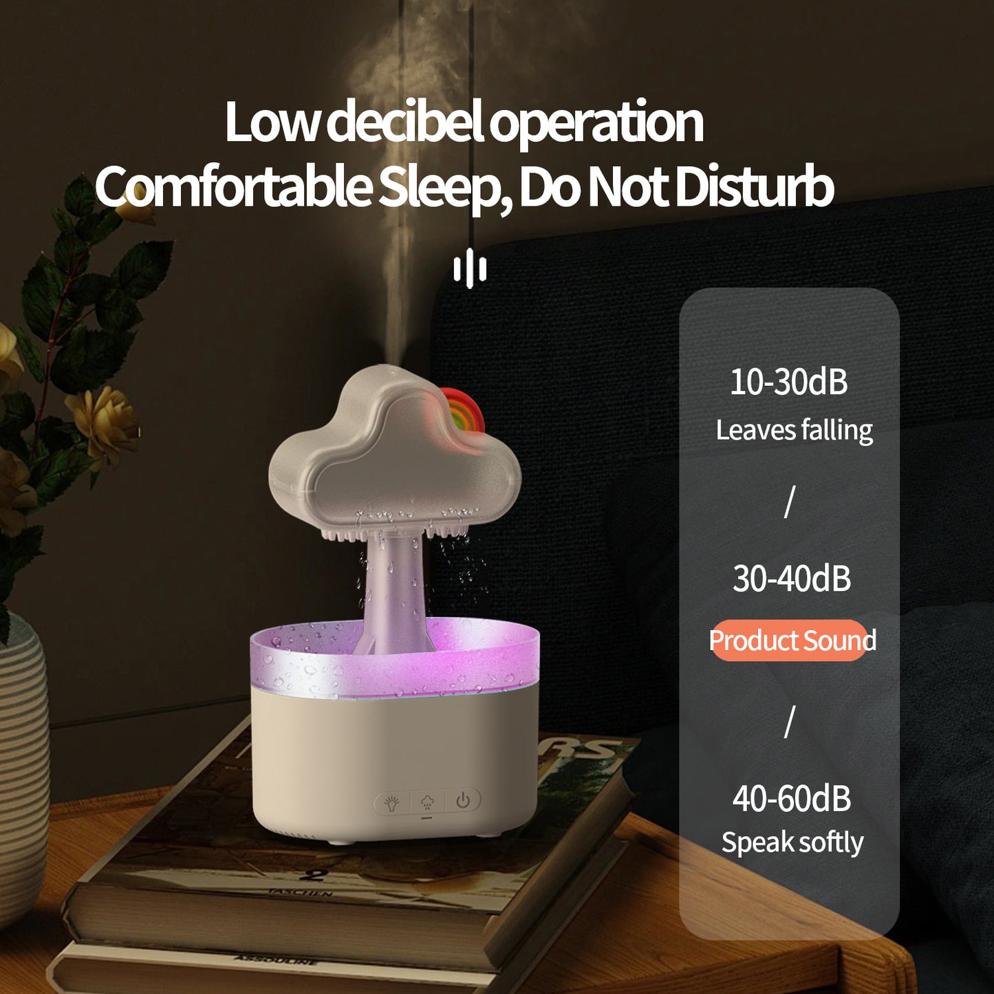 Rainbow After Rain Humidifier Snuggling 500ML Cloud Humidifier