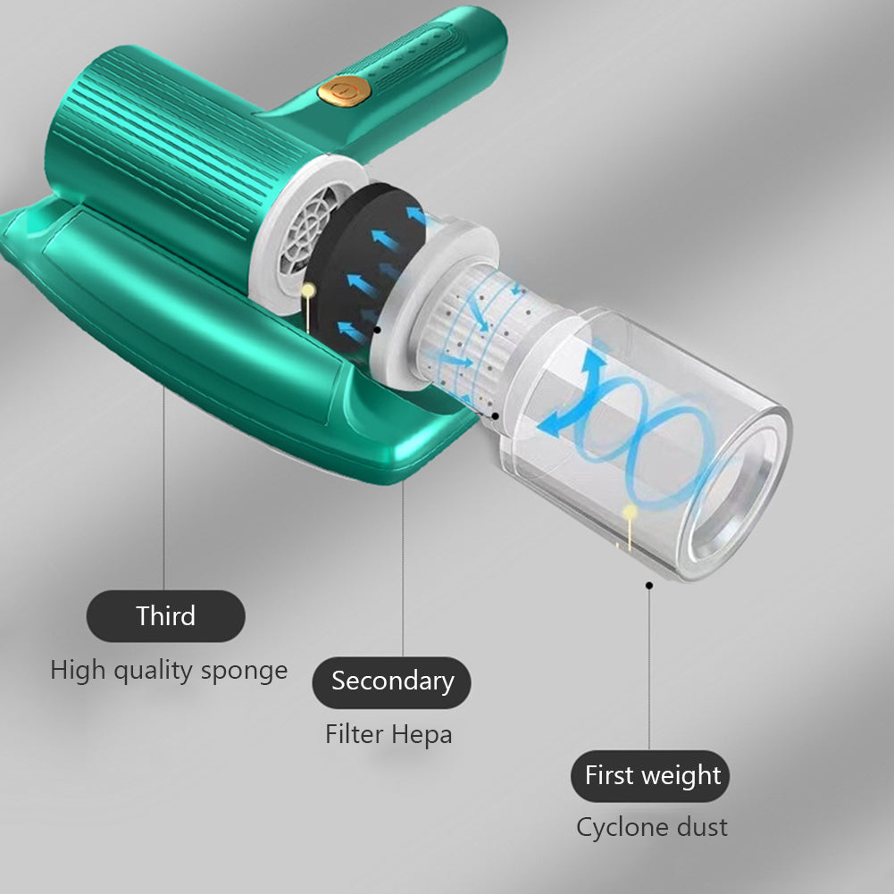 Convenient Wireless Home Bed UV Lamp Double Beat Mite Removal Device