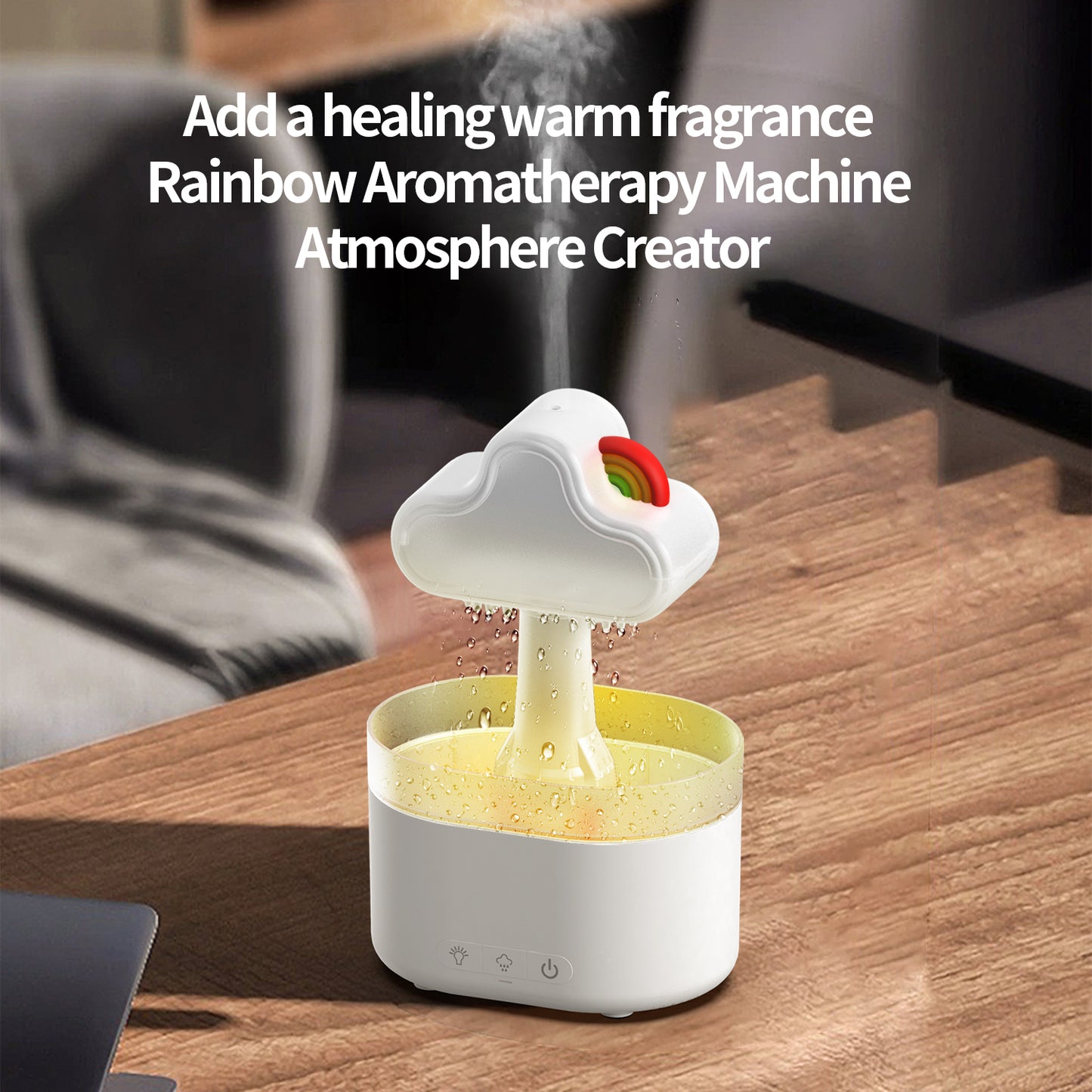 Rainbow After Rain Humidifier Snuggling 500ML Cloud Humidifier