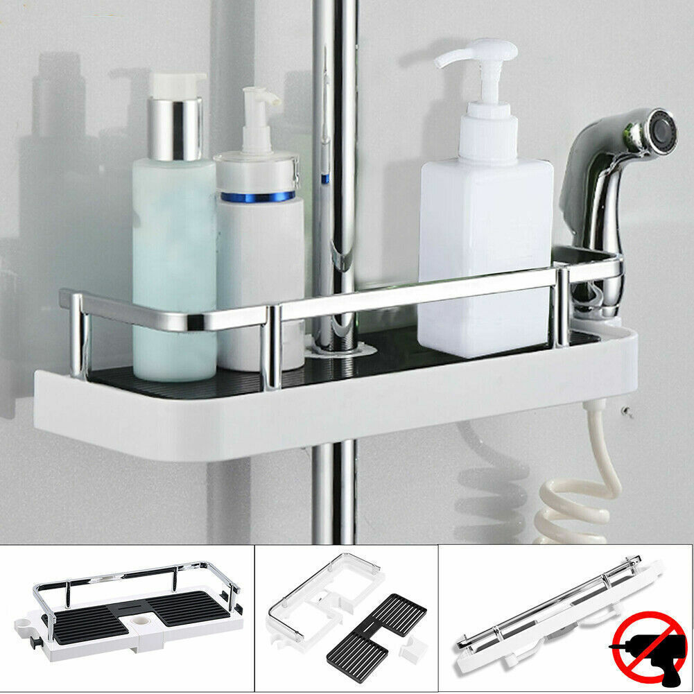 No Drilling Shower Shelf Bathroom Shower Caddy Rack Storage Organiser