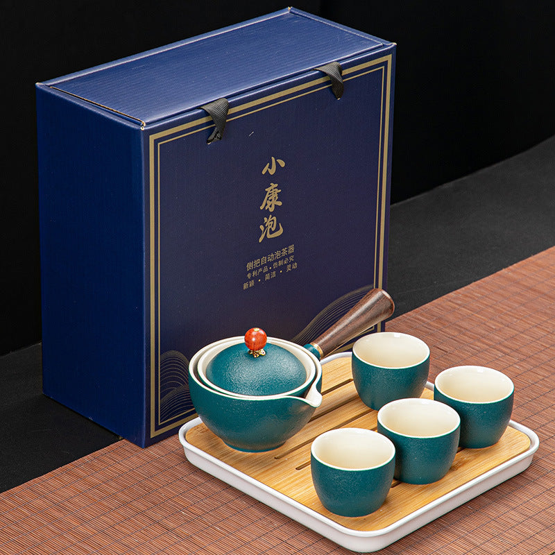 Dongni Simple 360 Degree Rotation Xiaoyao Teapot Tea Set