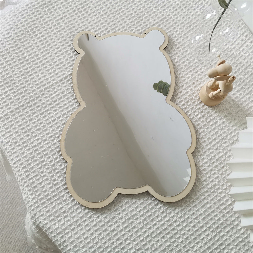 Ins Nordic Creative Home Decoration Crafts Rabbit Bear Acrylic Mirror