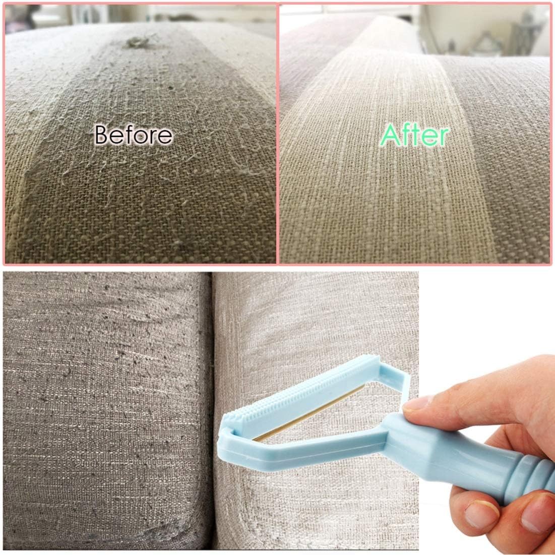 Portable Fabric Shaver Pet Hair Remover  Manual Lint Remover