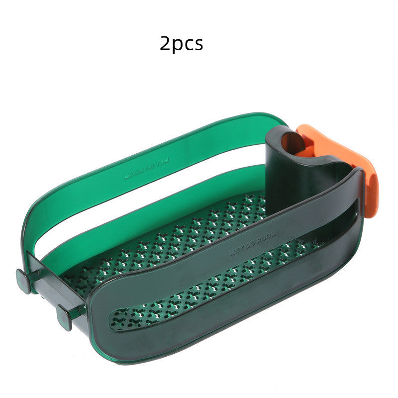 Installation-free Faucet Snap-on Sink Rack Bathroom