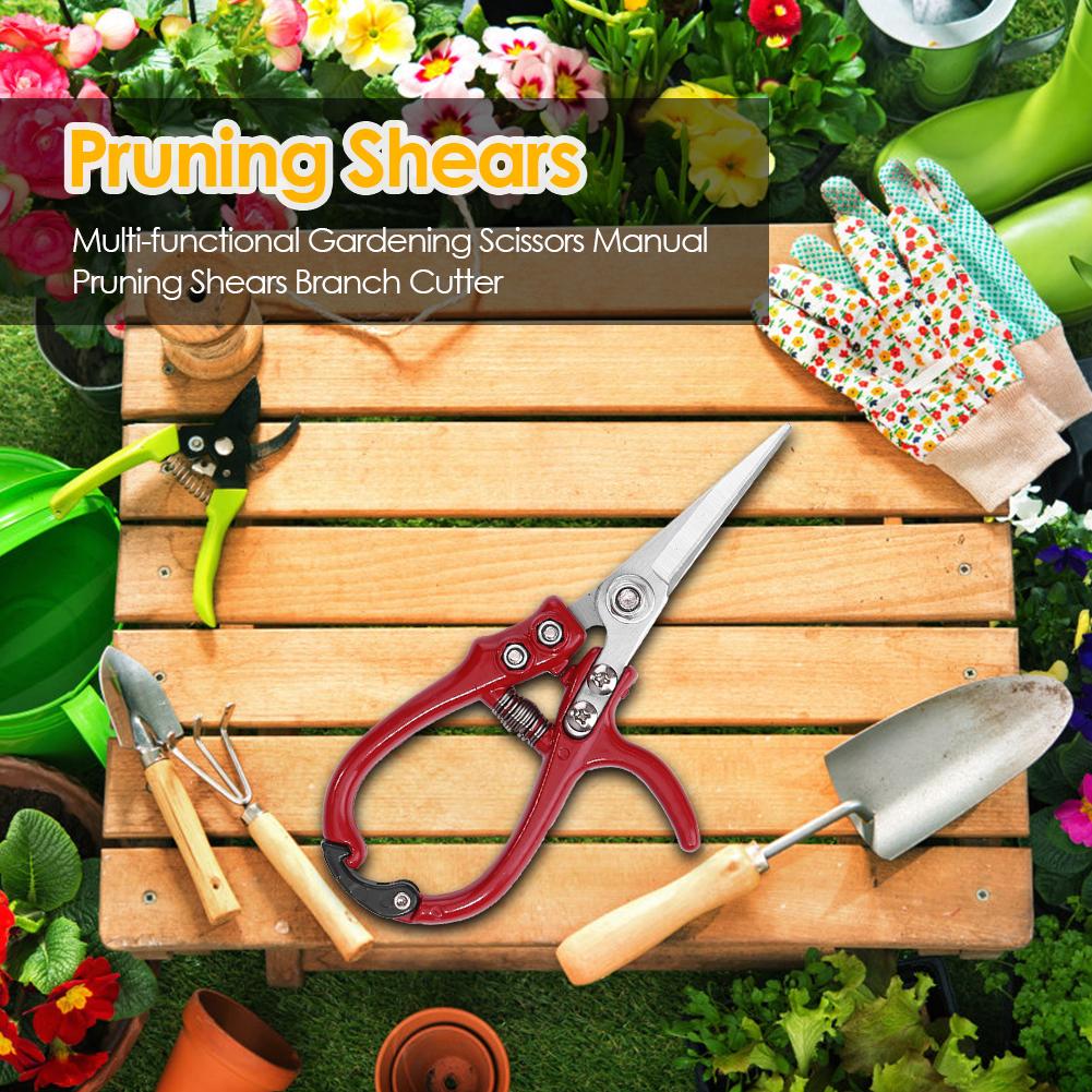 Multifunctional Garden Scissors Pruning Shears Manual