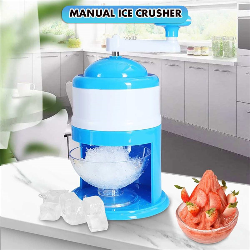 Portable Manual Ice Crushers Hand Crank Ice Shaver Shave Ice