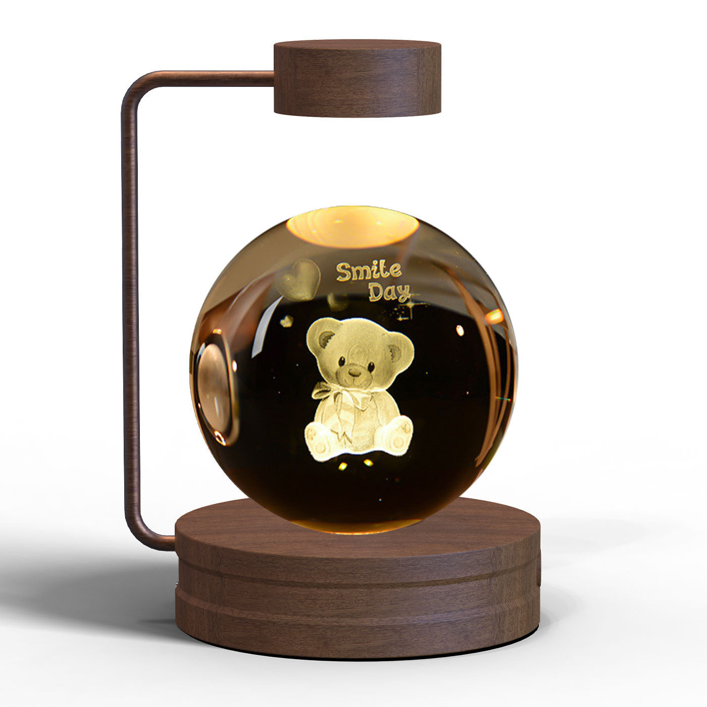 Crystal Ball Cosmic Dinosaur Indoor Night Light Lamp