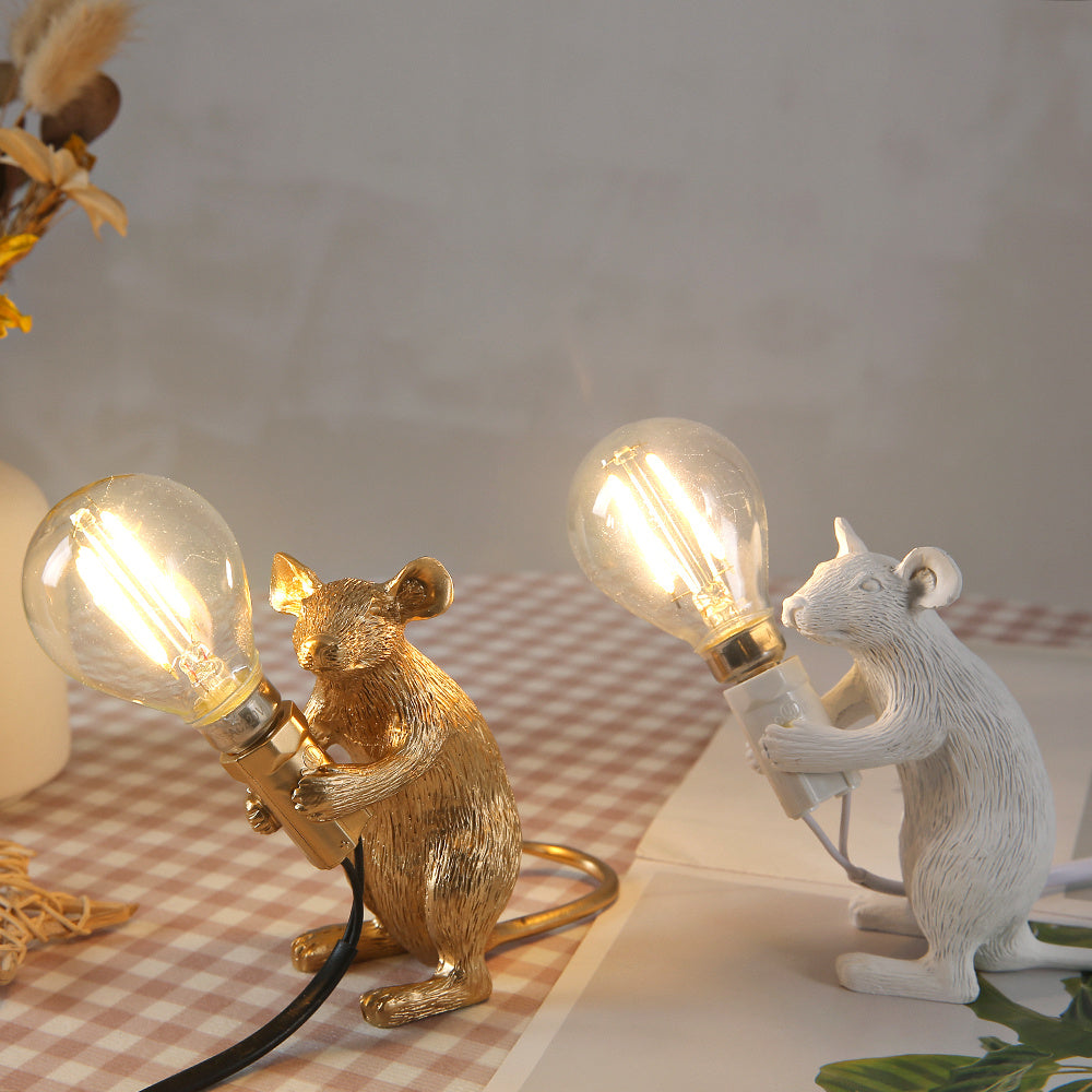 Creative Nordic Resin Mouse Table Lamp