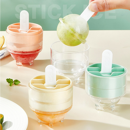 Creative Ice Cream Mold Lollipop Ice Mold Auxiliary Food Freezing Compartment