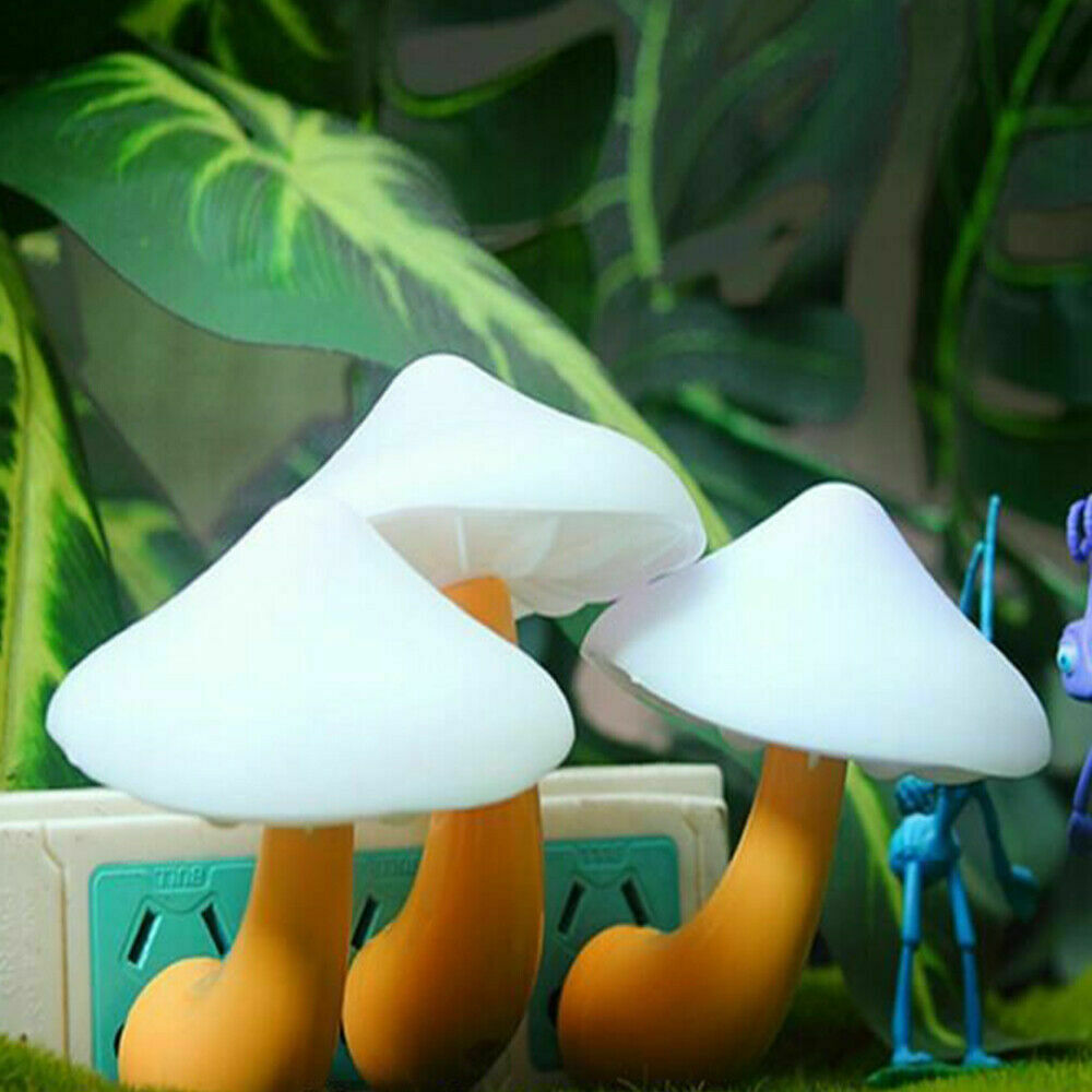 Mushroom-shaped LED Lights With Automatic Sensors Decoration Lamps
