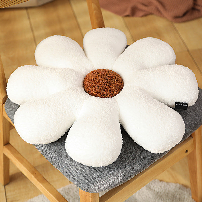 Small Daisy Flower Pillow Sofa Bed Living Room