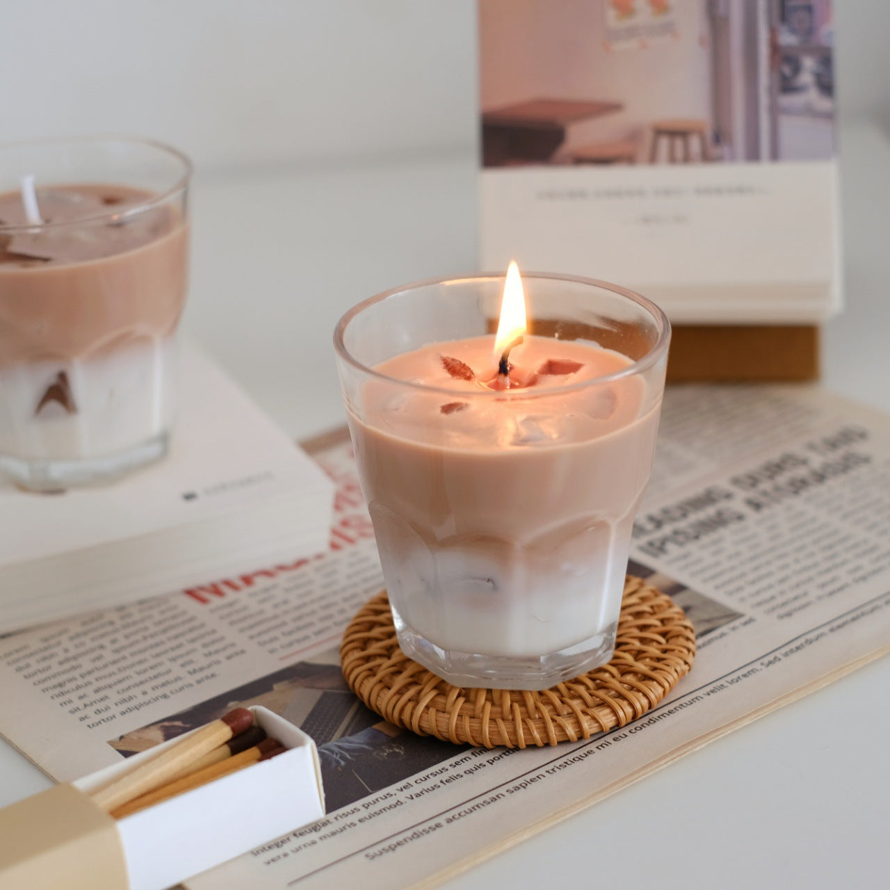 Handmade Coffee Candles Creative Birthday Niche Gifts For Ladies Bedroom Decorations