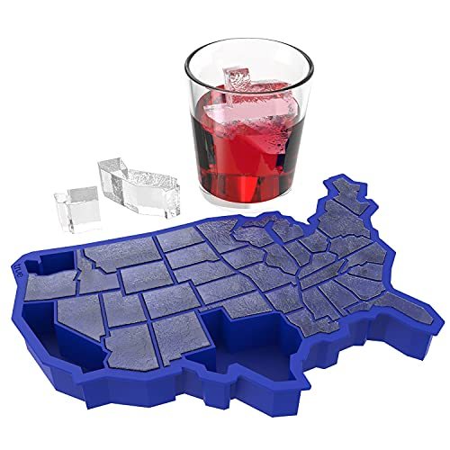 Creative Silicone American Map Ice Cube Tray Mold