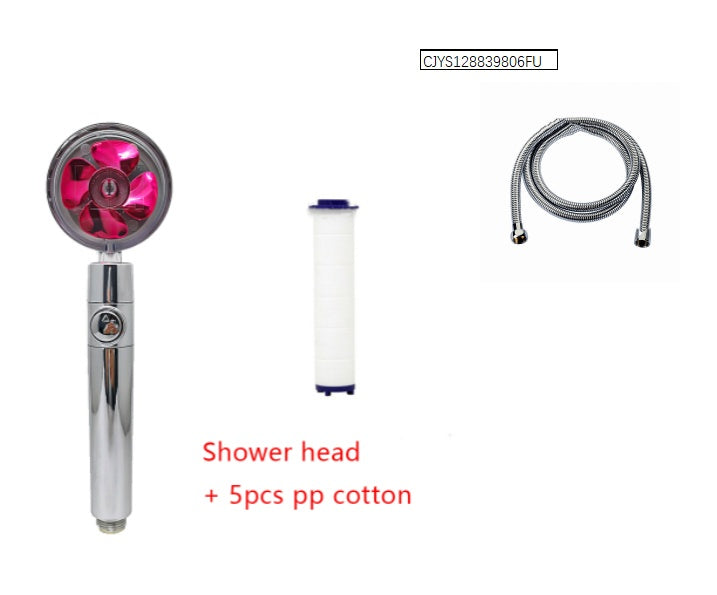 Shower Head Water Saving Flow 360 Degrees Rotating