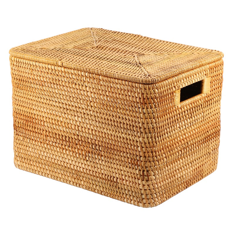 Vietnamese Rattan Storage Baskets Handmade