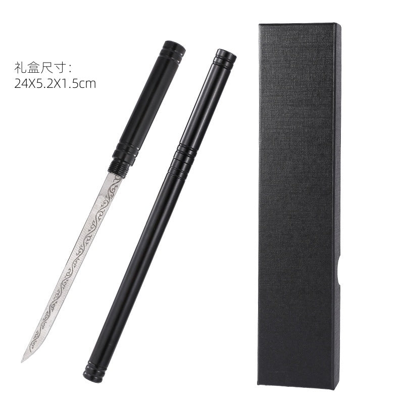 Portable Fruit Knife And Tea Knife, Longquan Laser-Patterned