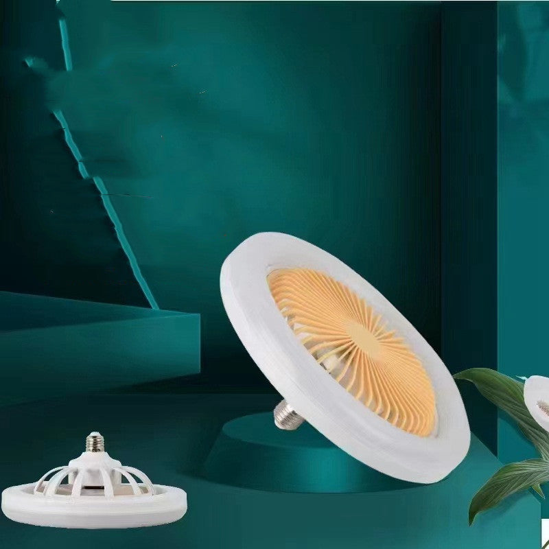 26cm Round Remote Control Ceiling Fan With LED Lamp