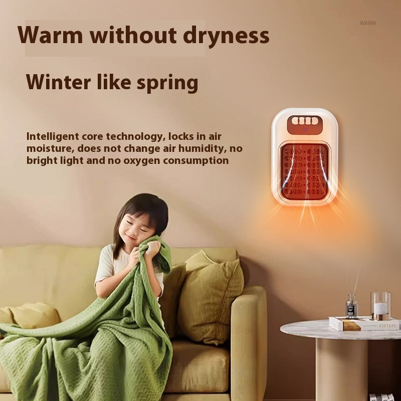 Wall Mounted Portable Small Electric Heater With Remote Control