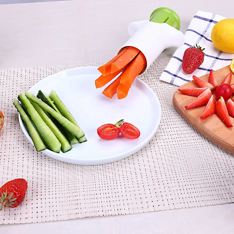 Creative Vegetable Cutters Fruit Kitchen Cucumber Carrot Divider