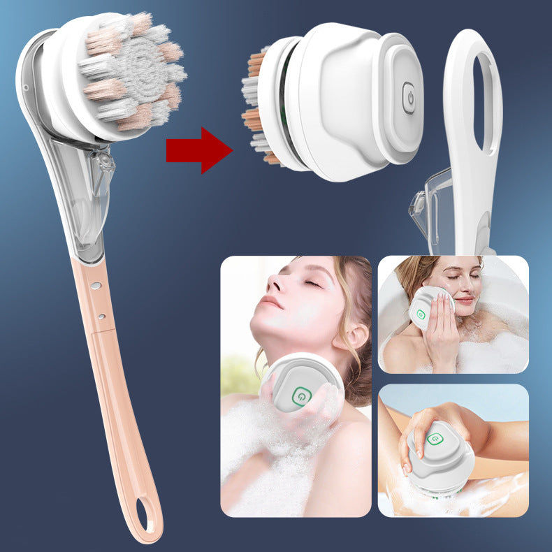 Multifunctional Electric Bath Brush Waterproof Rubbing Brush