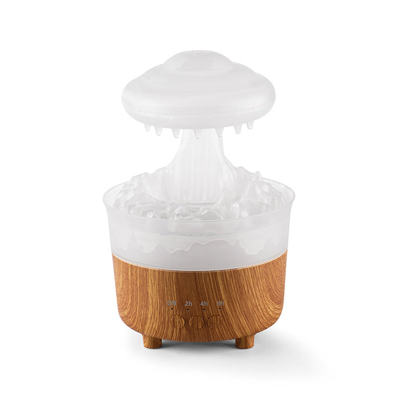 Rain Cloud Night Light Humidifier With Raining Water Drop