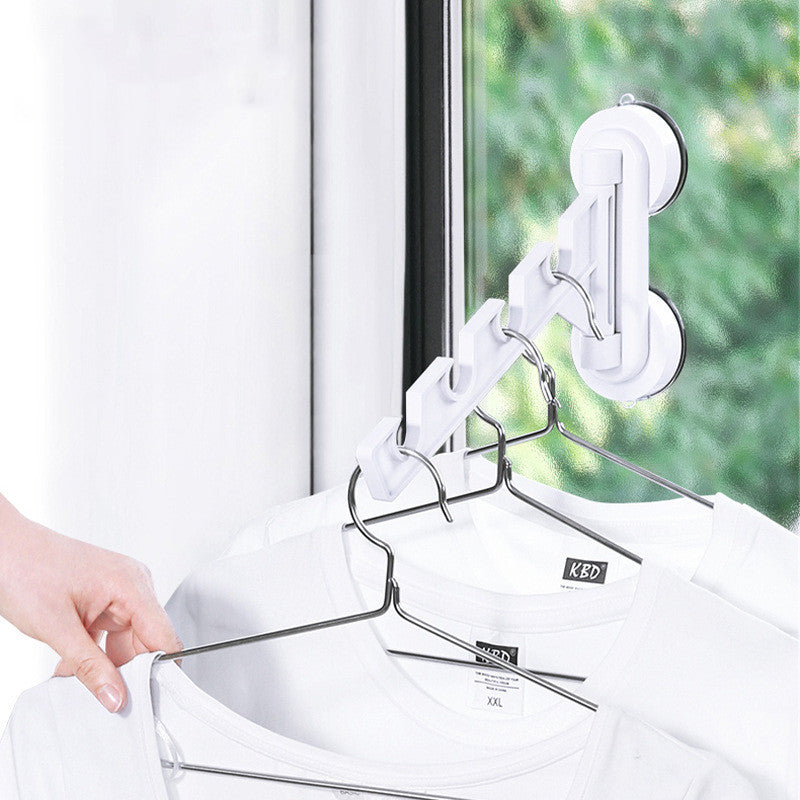 Foldable Invisible Clothes Drying Rack For Balcony