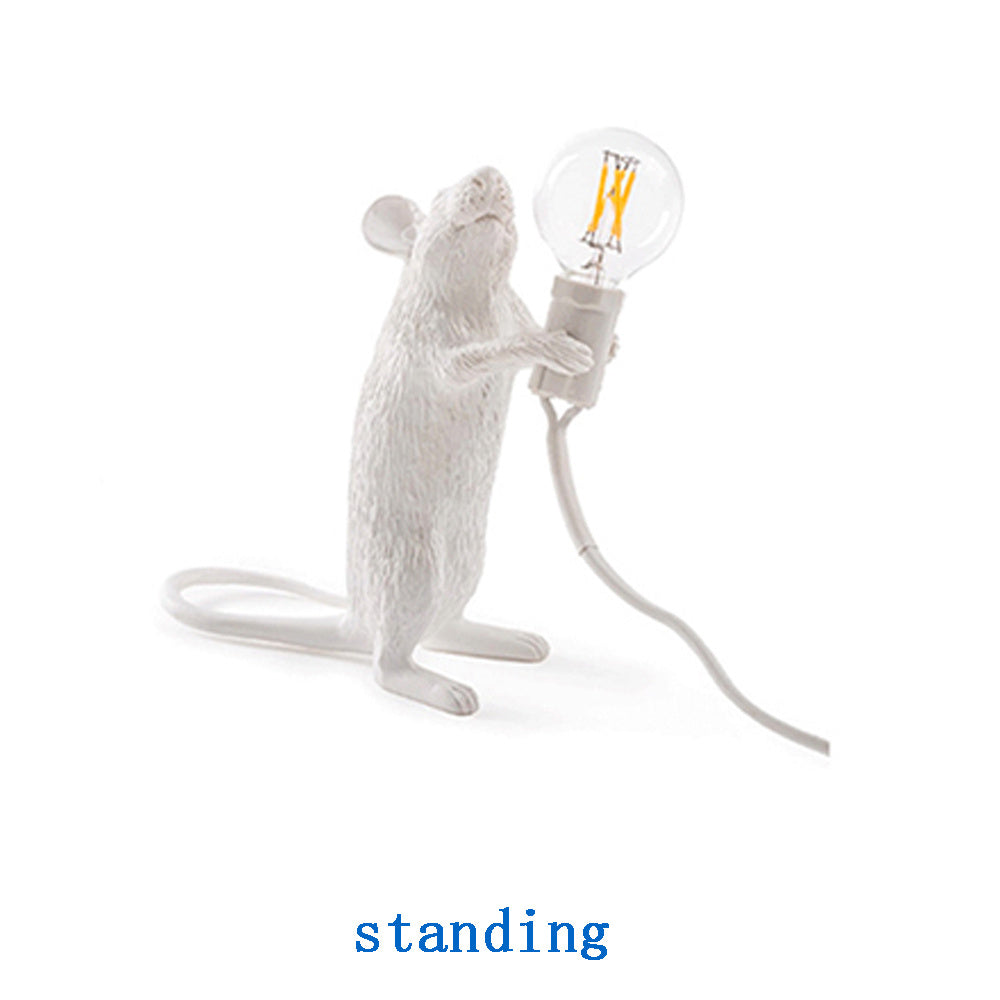 Creative Nordic Resin Mouse Table Lamp