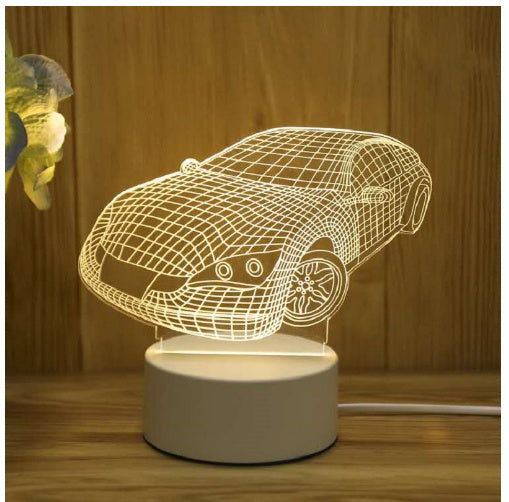 3D Lamp Acrylic USB LED Night Lights Neon Sign Lamp