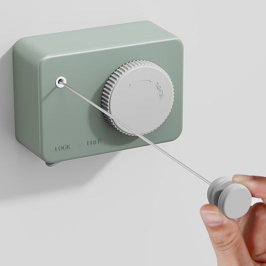 Invisible Retractable Clothesline Indoor Punch-free Bathroom