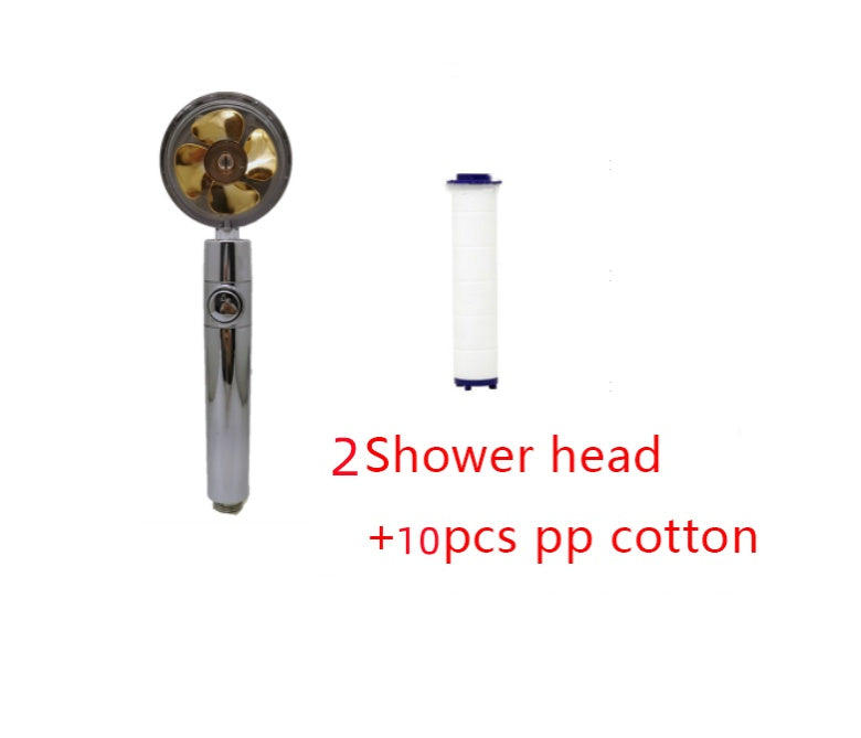 Shower Head Water Saving Flow 360 Degrees Rotating