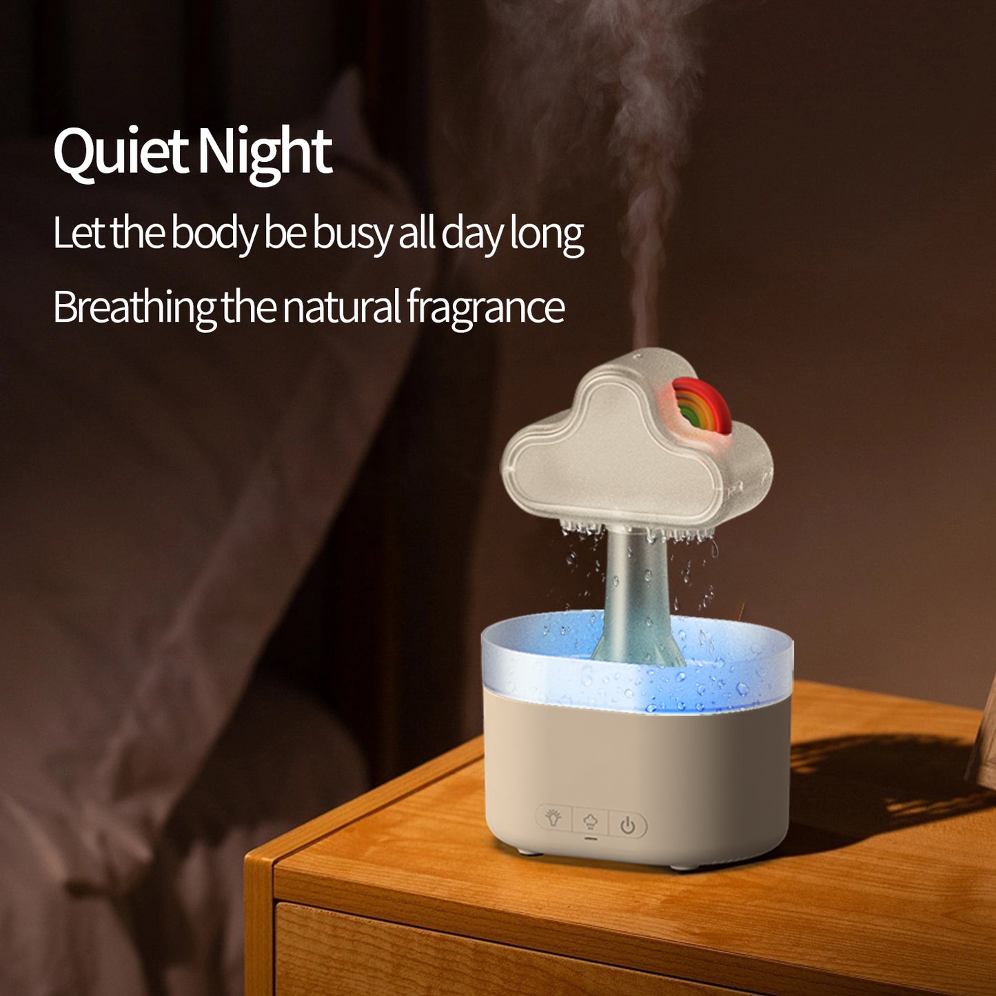 Rainbow After Rain Humidifier Snuggling 500ML Cloud Humidifier