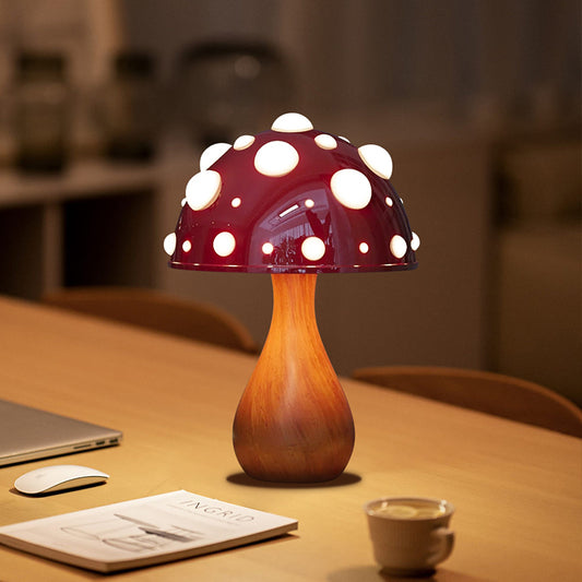 Mushroom Decorative Table Lamp Bedroom Dimming