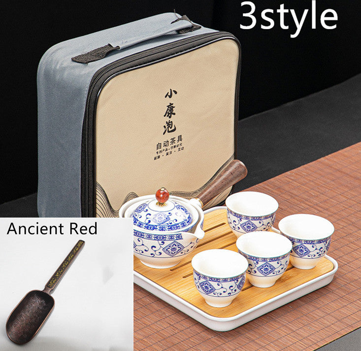 Dongni Simple 360 Degree Rotation Xiaoyao Teapot Tea Set