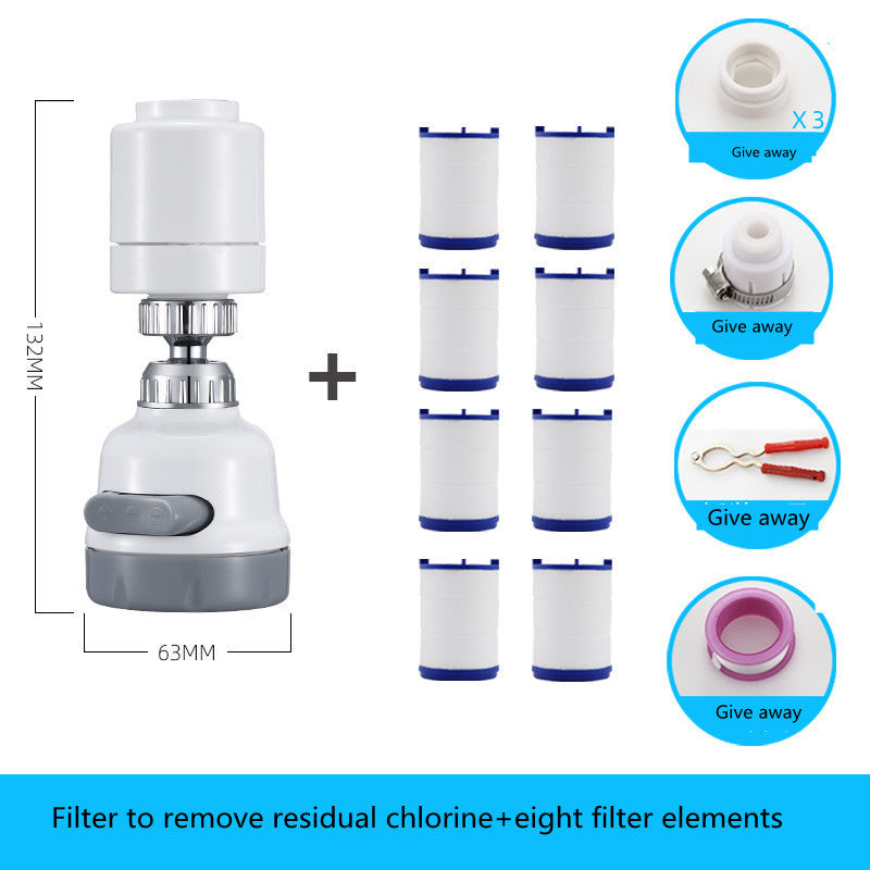 Kitchen Faucet Splash Filter Nozzle