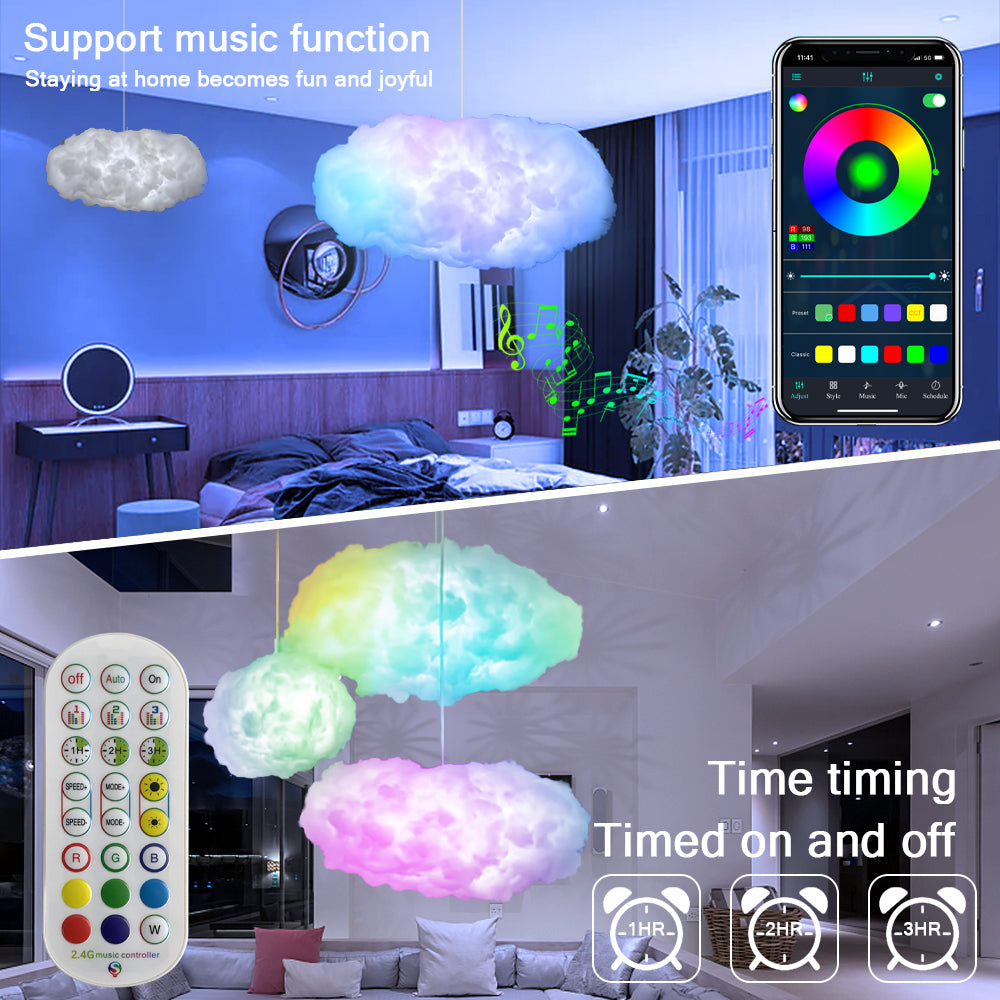 USB Cloud Light APP Control Music Synchronizatio Light