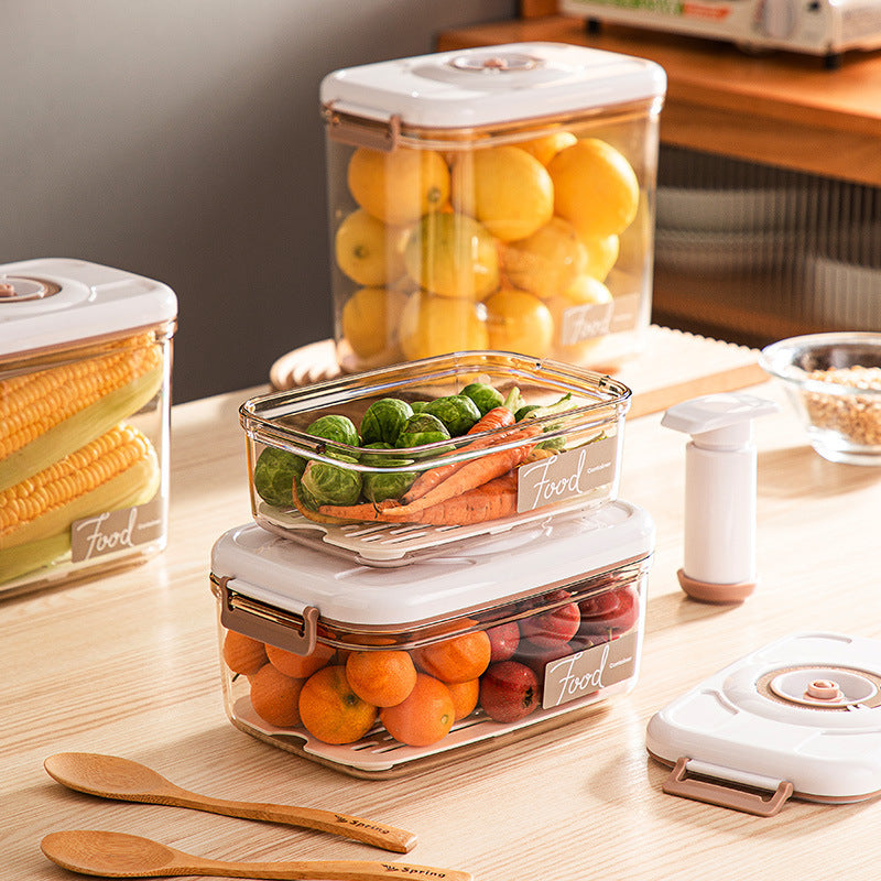 Food Vacuum Storage Box With Free Vacuum Kitchen Sealer