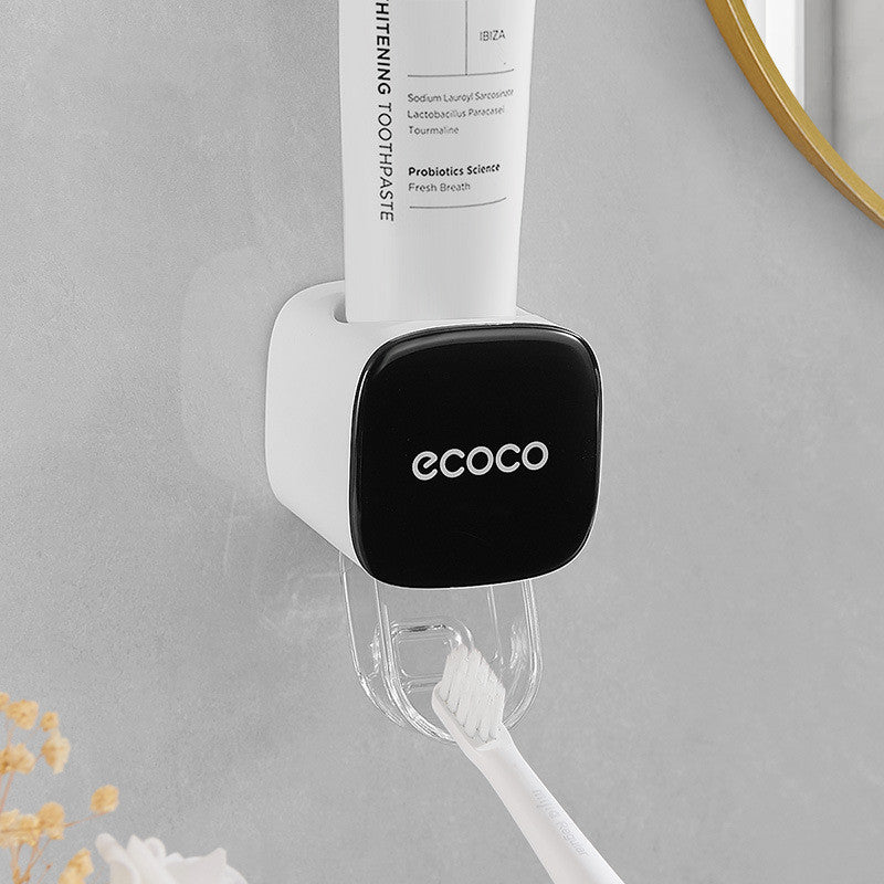 Toothpaste Rack Fully Automatic Toothpaste Holder Wall-mounted