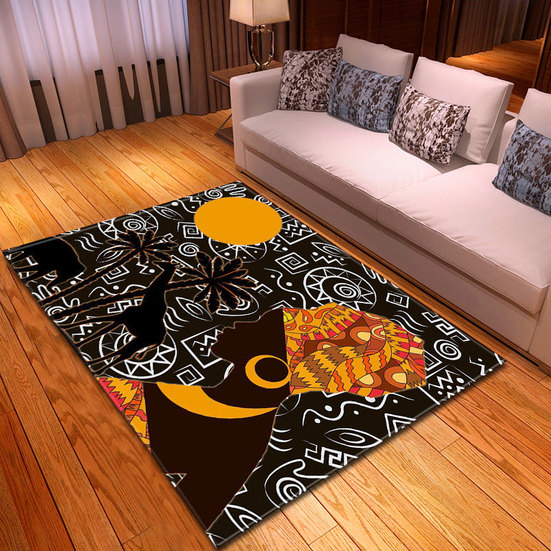 Printed Beauty Bedroom Dining Floor Mat