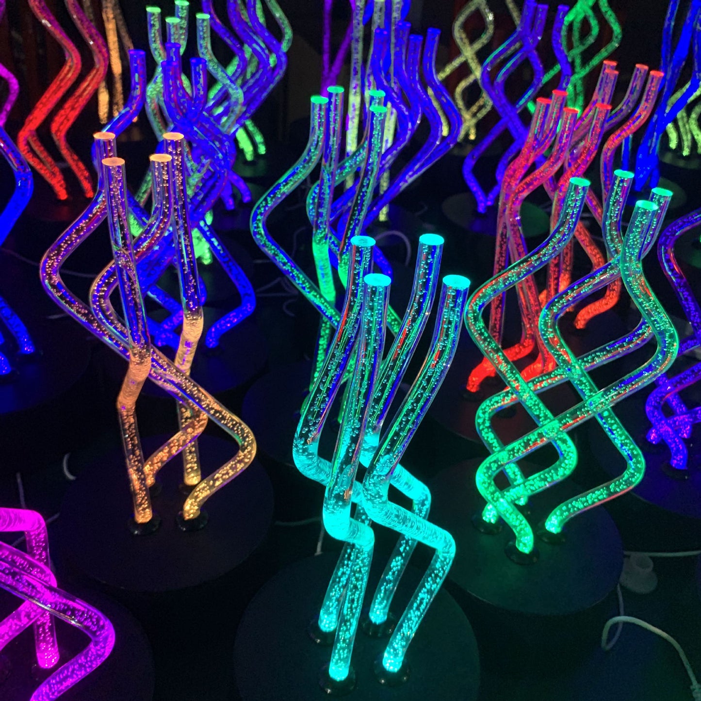 Creative USB Acrylic Table Lamp 7 Colors Change Atmosphere Night Lights