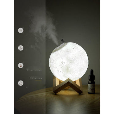 Lunar Humidifier Night Light Bedroom Household Aromatherapy